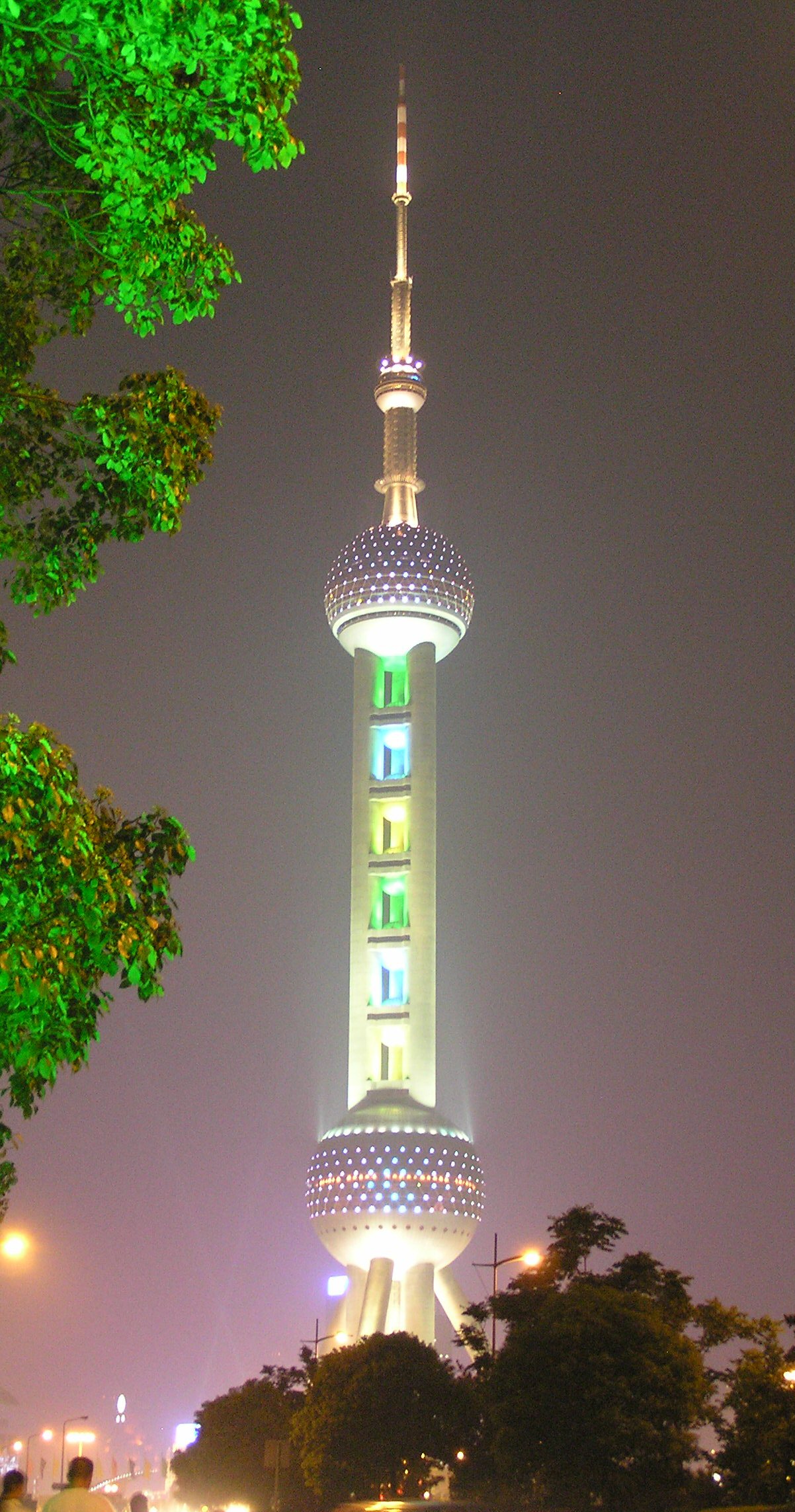 Oriental Pearl at night