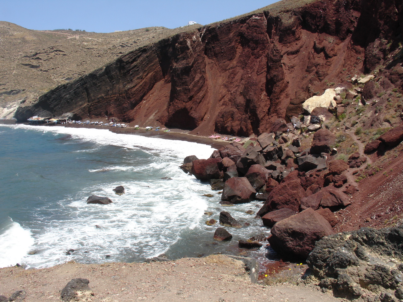 Red Beach in Santoroni