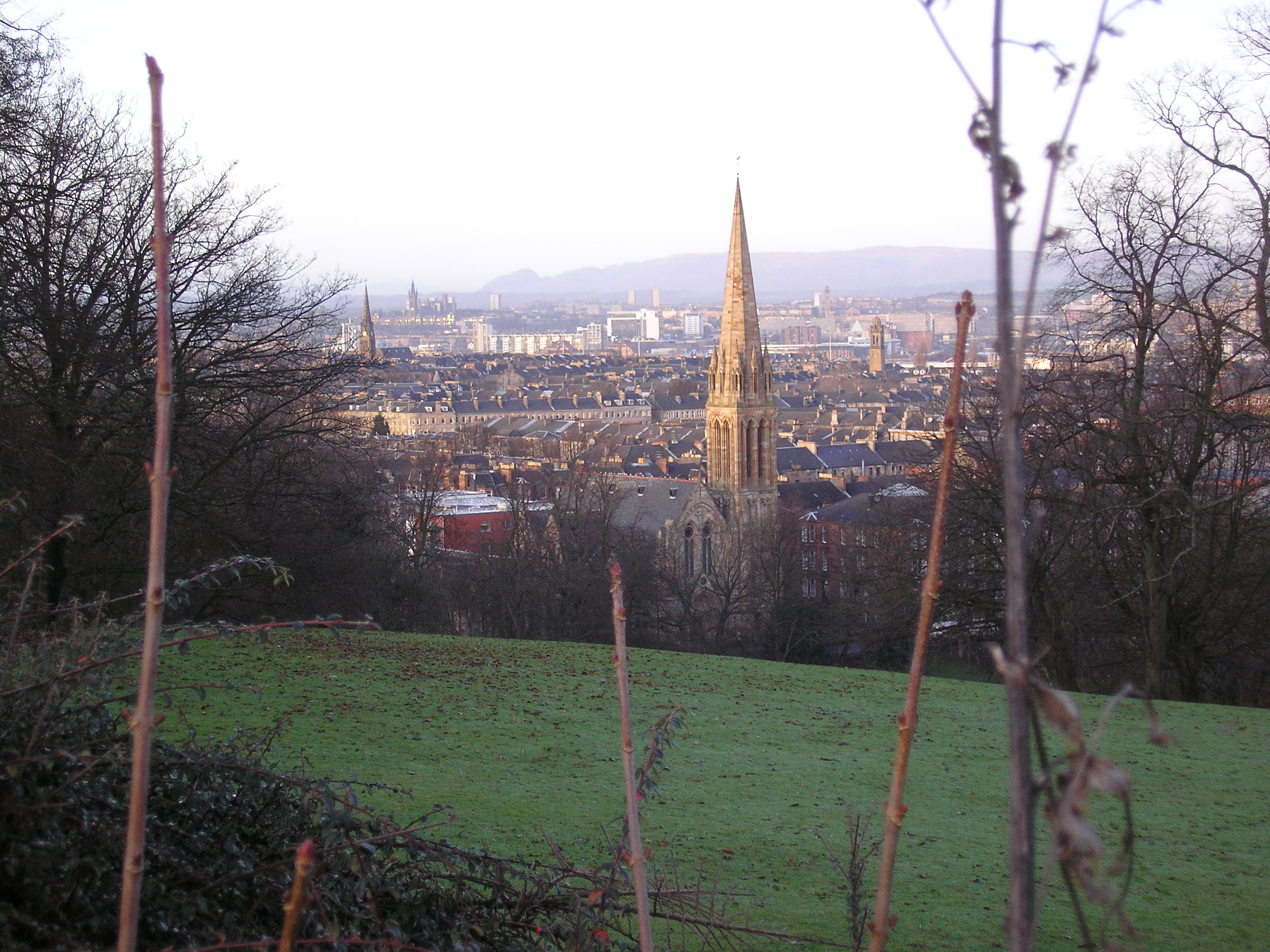 Queens Park 2C Glasgow looking North West