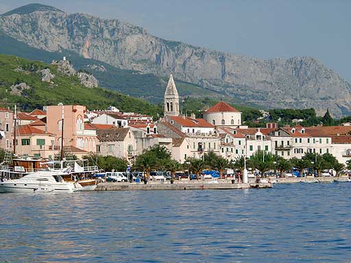 Makarska from port