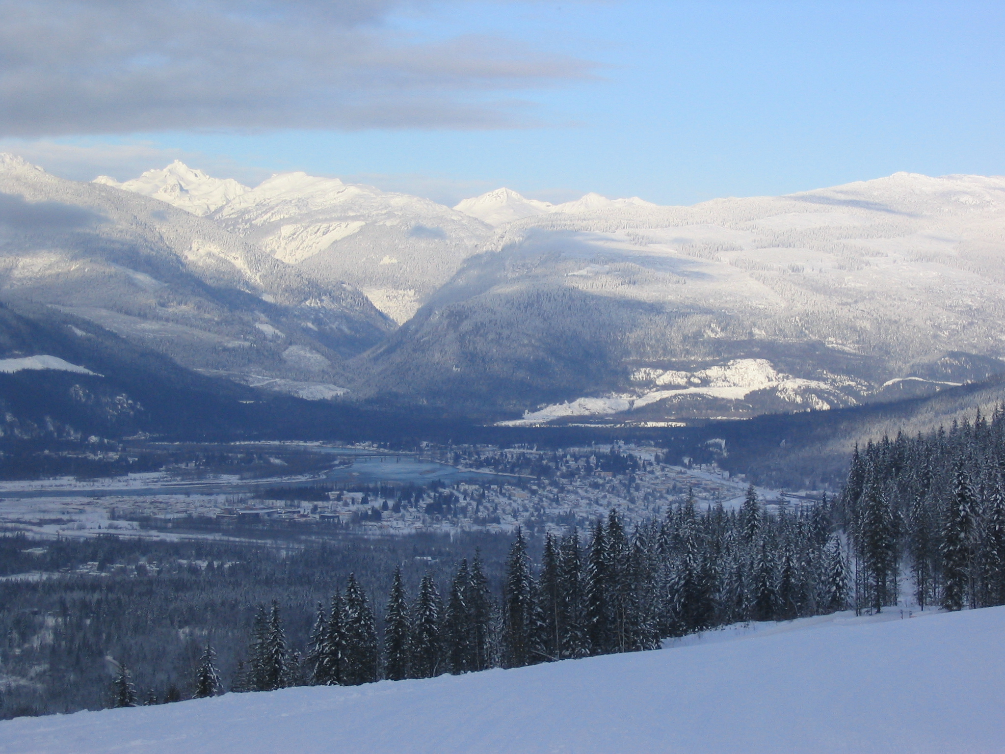 Revelstoke in winter