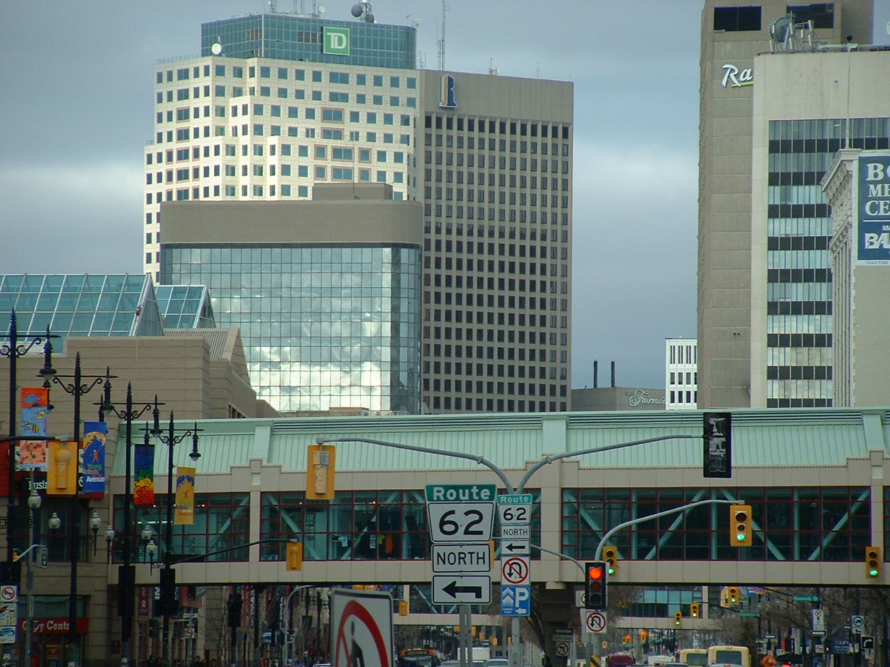 Winnipeg Portage St looking east