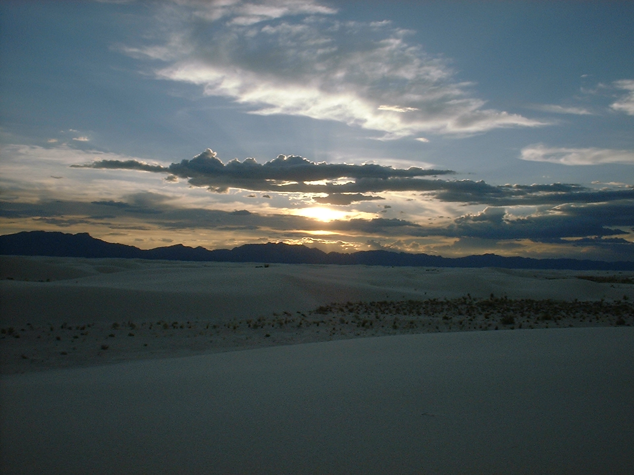 White Sands Sunset